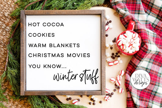 Winter Stuff SVG | Funny Christmas Design