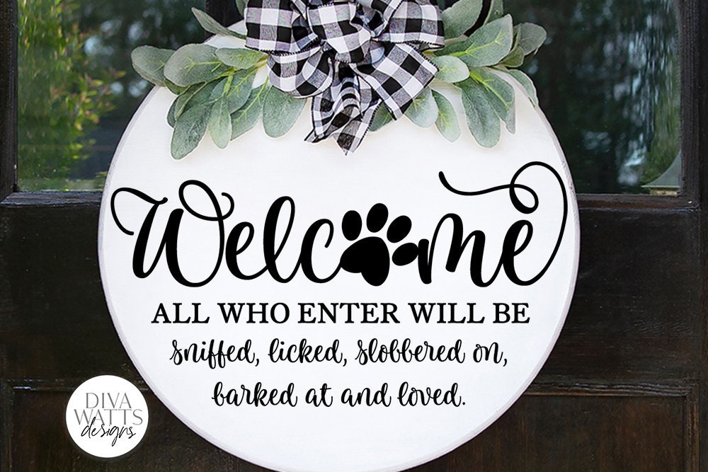 Welcome SVG | Dog Lover's Design