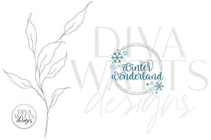 Winter Wonderland SVG | Christmas Snowflakes Design
