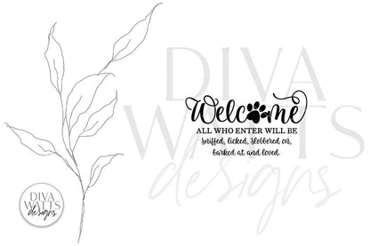 Welcome SVG | Dog Lover's Design