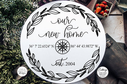 Our New Home SVG | Customize Your Own Design