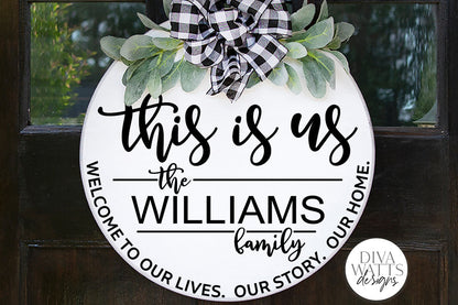 This Is Us SVG | Welcome To Our Lives Our Story Our Home | Farmhouse Design