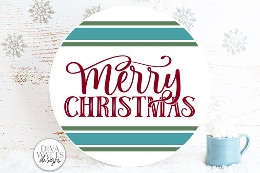 Merry Christmas SVG | Round Design