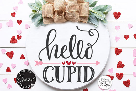 Hello Cupid SVG | Valentine's Day Design