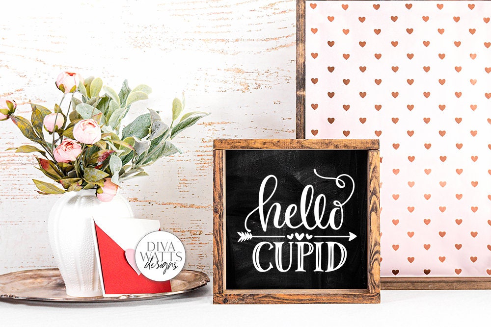 Hello Cupid SVG | Valentine's Day Design