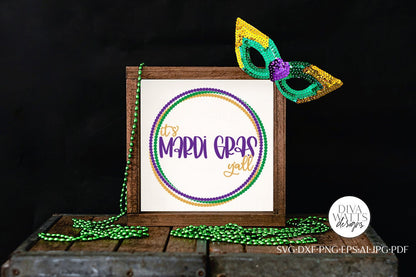 It's Mardi Gras Y'all SVG | Mardi Gras Design