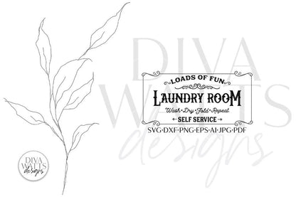 Loads of Fun SVG | Farmhouse Laundry Room Design