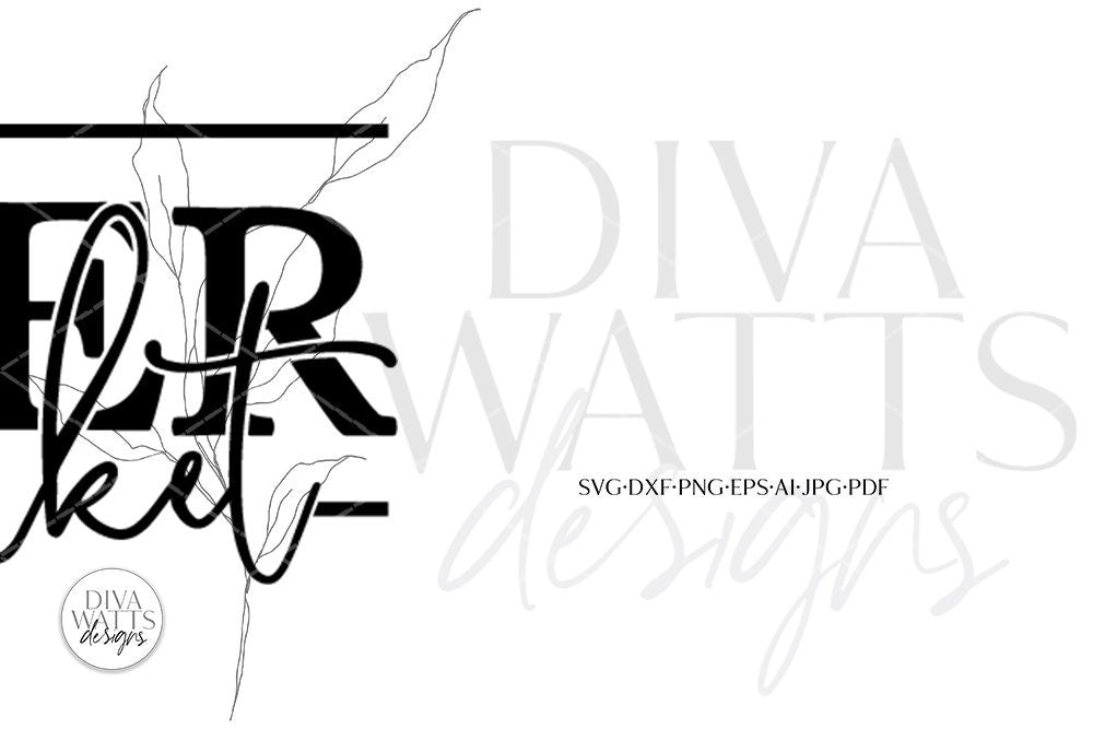 Fresh Flower Market SVG | Spring Design