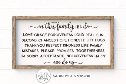 In This Family SVG | Farmhouse Design