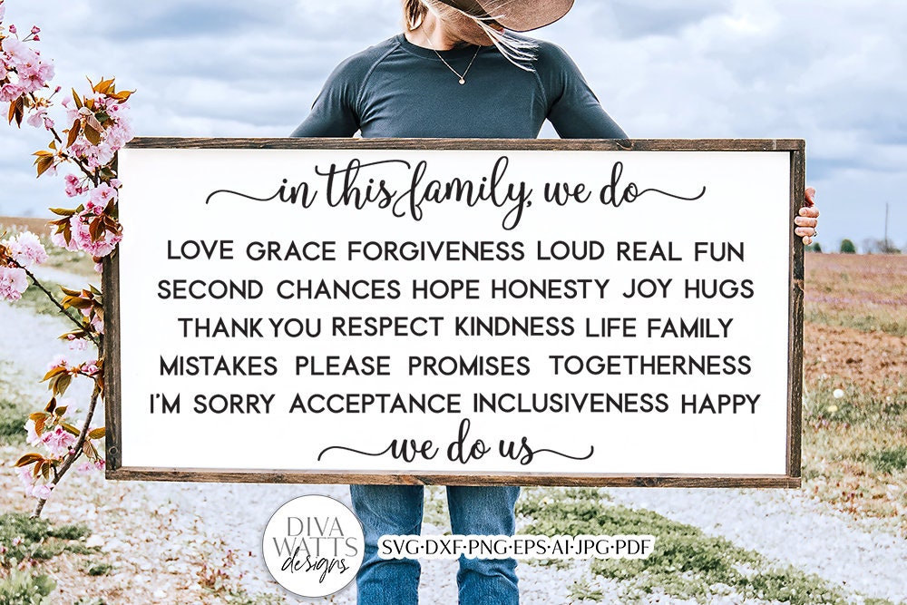 In This Family SVG | Farmhouse Design