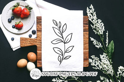 Boho Botanical Art SVG Set | Boho Farmhouse Design