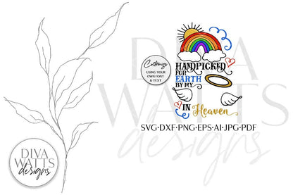 Handpicked For Earth SVG | New Baby Design