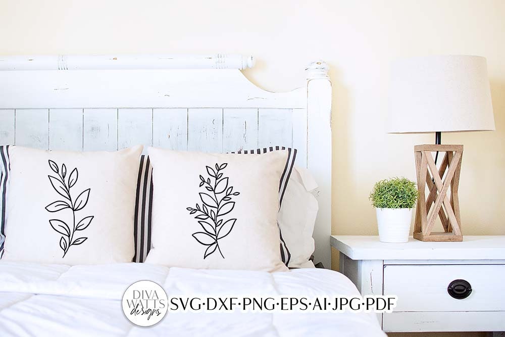 Boho Botanical Art SVG Set | Boho Farmhouse Design