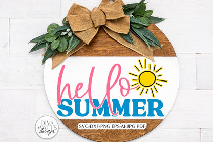 Hello Summer SVG | Summertime Design