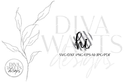 Hi SVG | Farmhouse Design
