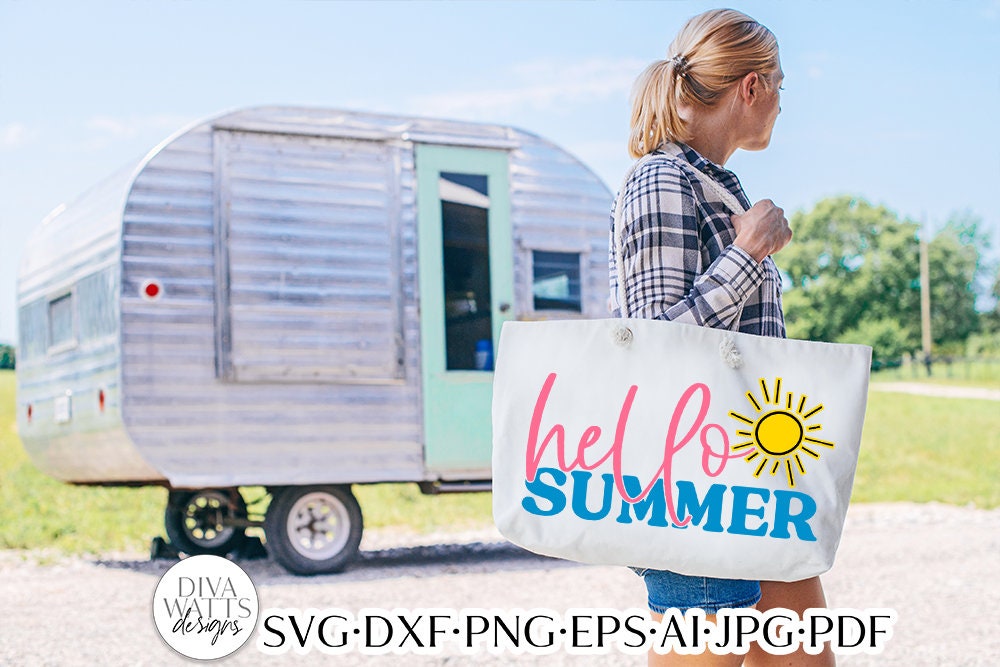 Hello Summer SVG | Summertime Design