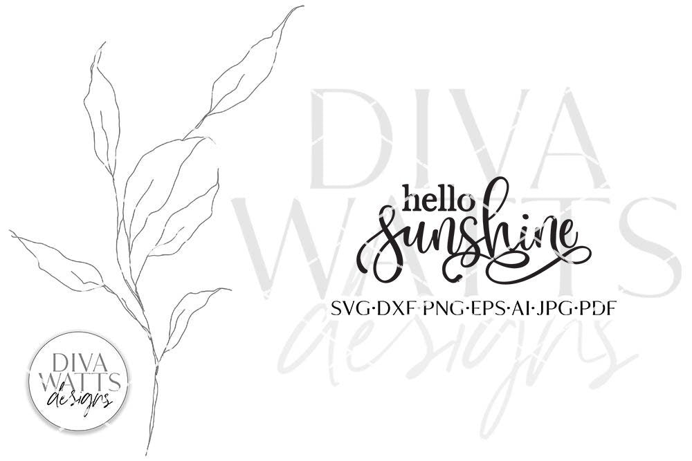 Hello Sunshine SVG | Welcome Design