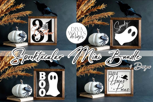 Spooktacular Mini SVG Bundle | Halloween Design