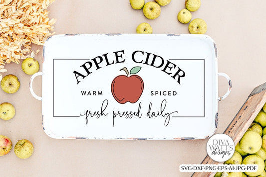 Apple Cider SVG | Fall Apples Design