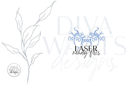 Ghosts Drop Earrings Glowforge SVG | Halloween  Earring Design