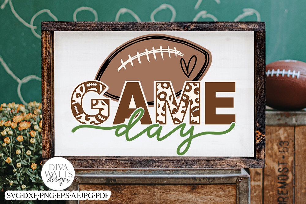 Game Day SVG | Football Design