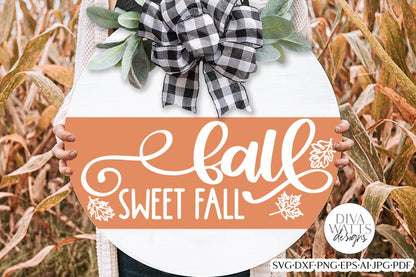 Fall Sweet Fall SVG | Autumn Design