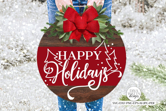 Happy Holidays SVG | Winter Design