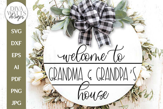 Welcome to (Insert Name) House SVG | Door Hanger Design