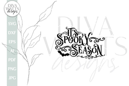 It's Spooky Season SVG For Halloween Gothic Sign SVG Spooky Season Sign SVG For Halloween Door Hanger Sign svg for Fall Sign Gothic svg