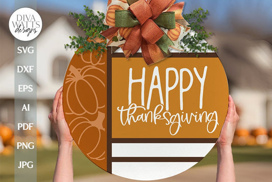 Happy Thanksgiving SVG Fall Door Hanger svg Thanksgiving svg Boho Door Hanger svg Fall Boho svg Boho Sign svg Fall Door Sign svg Fall File