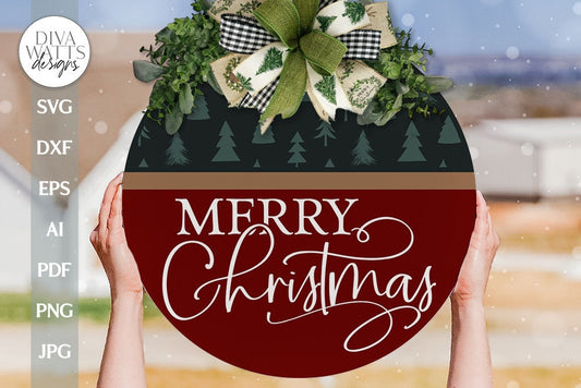 Merry Christmas SVG Christmas Door Hanger SVG Christmas Tree svg Christmas Sign svg Christmas Welcome svg Christmas Round svg Christmas svg