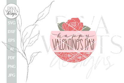 Happy Valentines Day SVG Valentine's Day Door Hanger SVG Valentine's Day Welcome svg Valentine Sign SVG Valentine's Day svg Valentine's svg