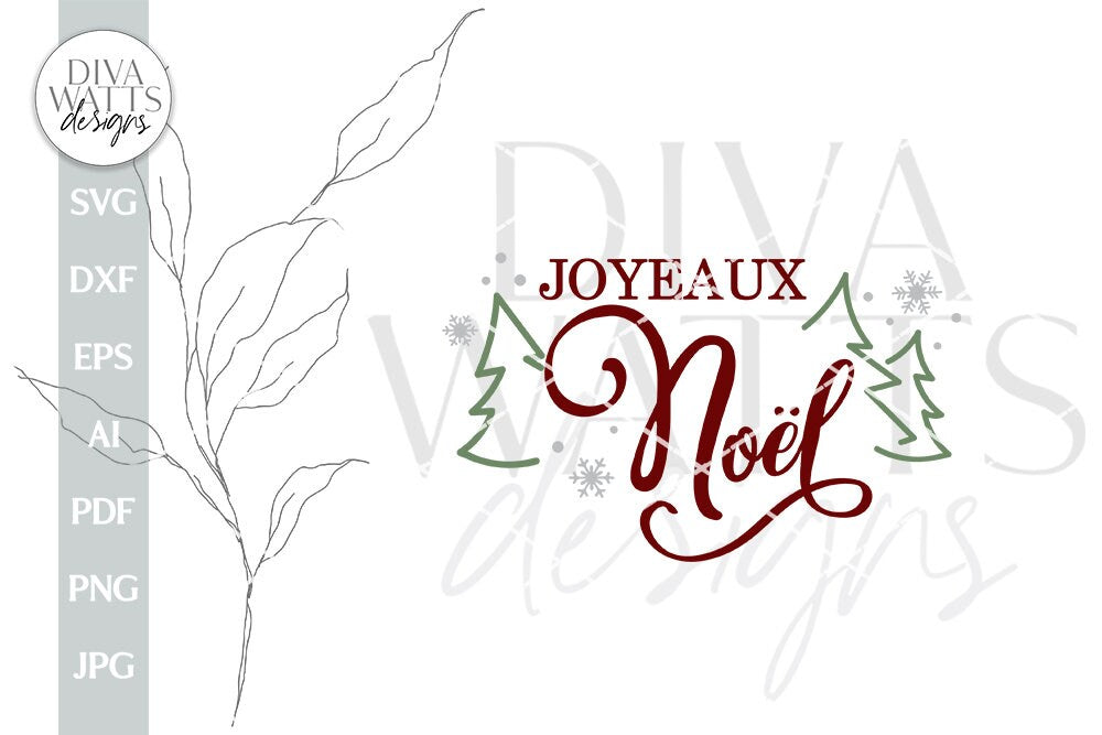 Joyeaux Noel SVG Merry Christmas SVG French Noel SVG Door Hanger For Christmas Door Hanger svg French Door Hanger svg Winter Door Hanger svg