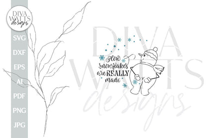 How Snowflakes Are Really Made SVG Funny Snowman SVG Snowman Butt SVG Snowman Booty svg Cute Snowman svg Snowman Door Hanger svg Winter svg