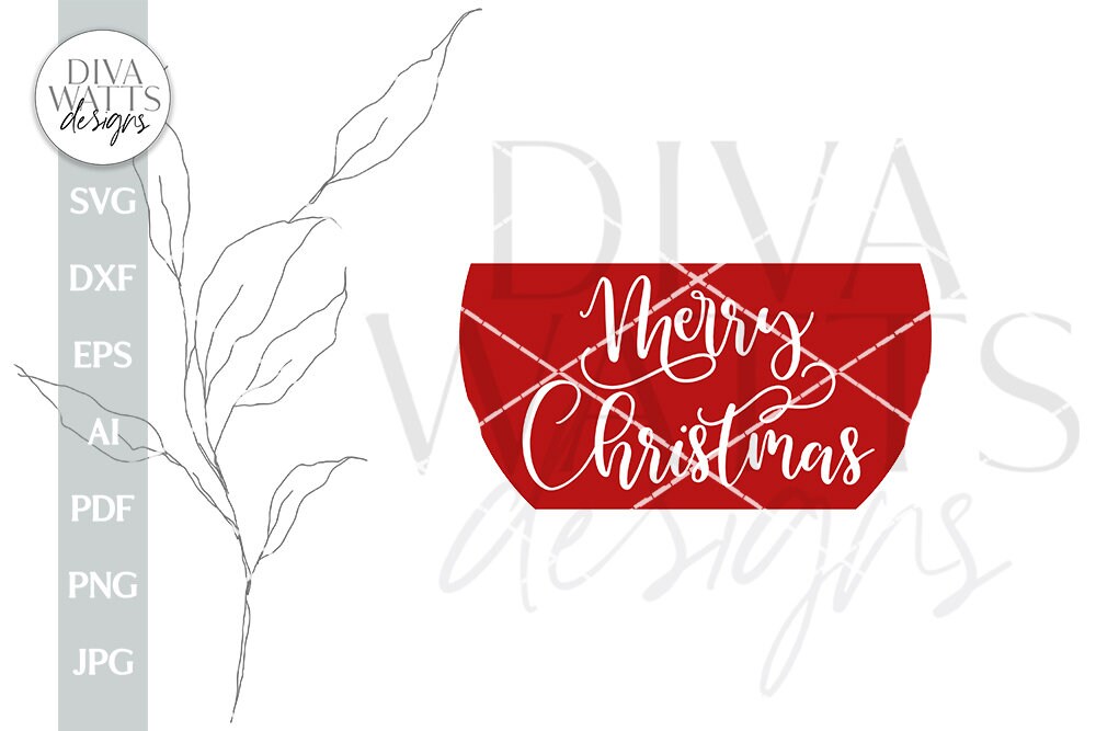 Merry Christmas SVG Christmas Door Hanger SVG Simple Christmas svg Elegant Christmas svg Christmas Sign SVG Merry Christmas Sign svg