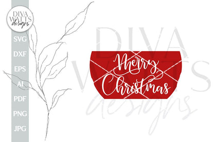 Merry Christmas SVG Christmas Door Hanger SVG Simple Christmas svg Elegant Christmas svg Christmas Sign SVG Merry Christmas Sign svg