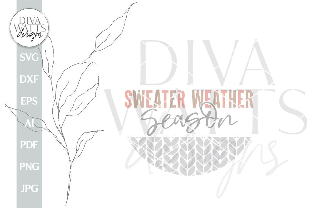 Sweater Weather Season SVG Hello Sweater Weather SVG Winter Door Hanger svg Autumn Door Hanger svg Sweater svg Welcome SVG for Winter Sing