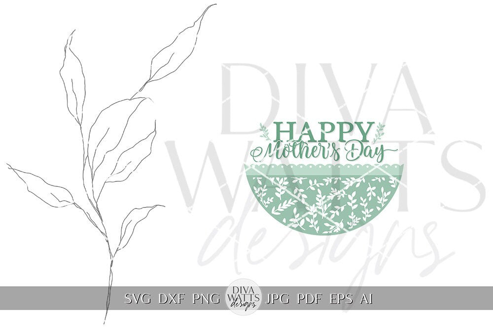 Happy Mother's Day SVG Mother's Day Door Hanger svg Mother's Day Gift svg Mother's Day Sign svg Mom Gift SVG Mother's Gift Circut SVG