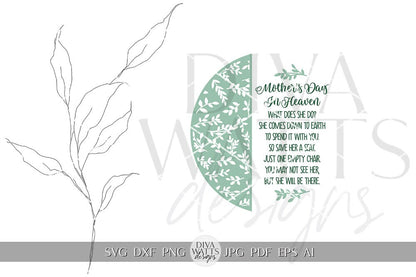 Mother's Day SVG Mother's Day Door Hanger svg Mother's Day Gift svg Mother's Day Sign svg Mom Gift SVG Mother's Day In Heaven SVG Cricut svg